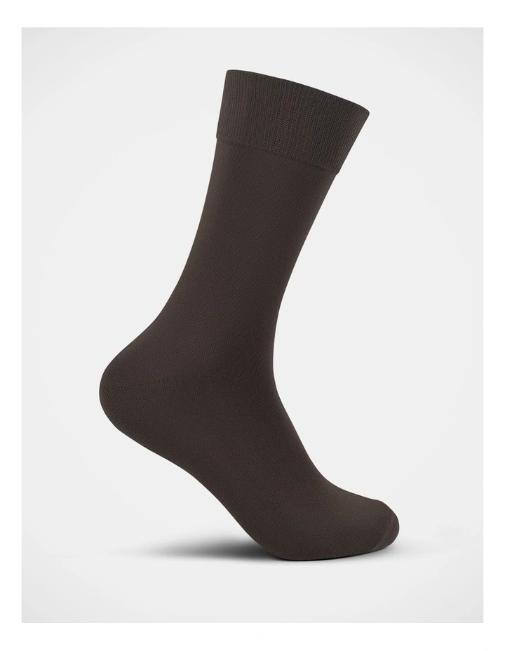 Dress Socks in Brown image 3