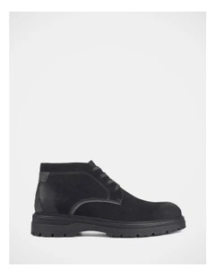 Haze Boots in Black Suede