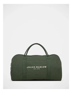Canvas Duffle Bag In Green