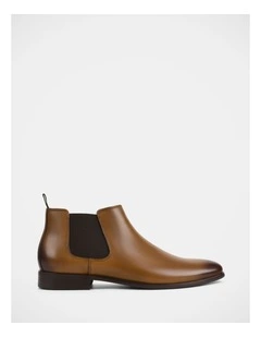 Alpha Boots in Cognac