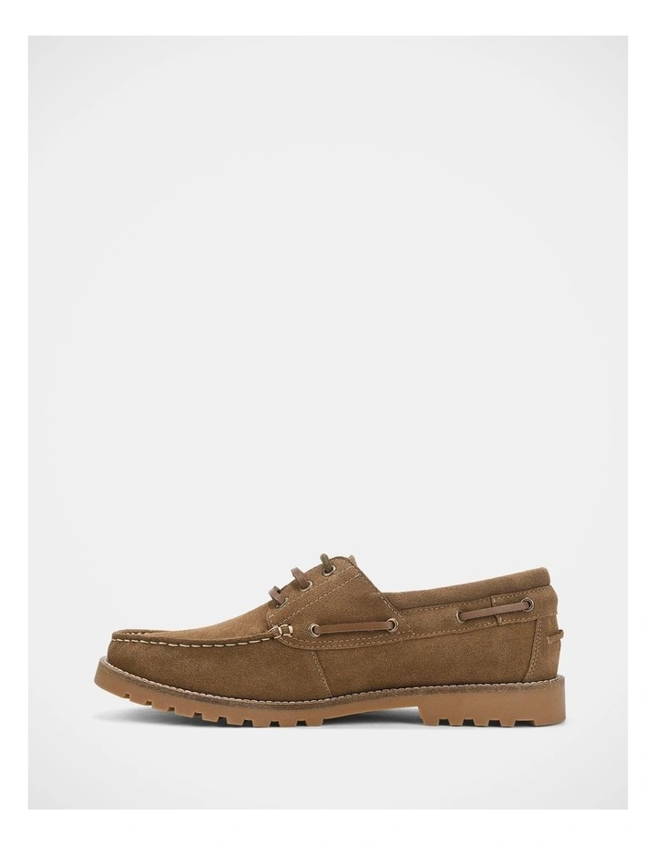 Helm Shoes In Tan Suede image 3