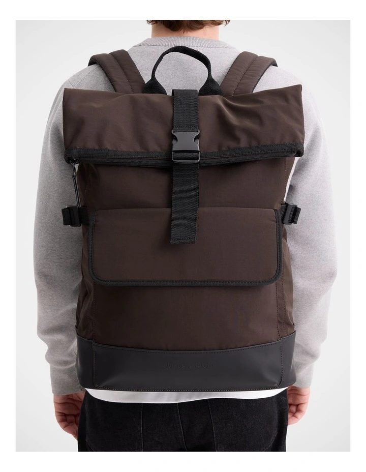 City Backpack In Chocolate image 4