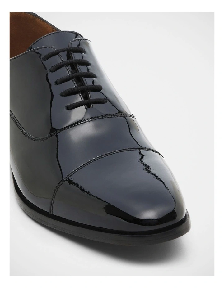 Code Shoes In Black Patent image 5