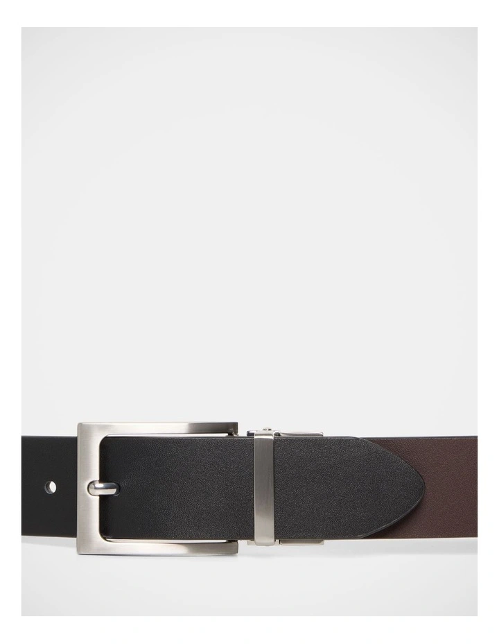 Reversible Belt 2 In Black/Chocolate image 3