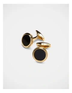 Cufflinks In Black/Gold
