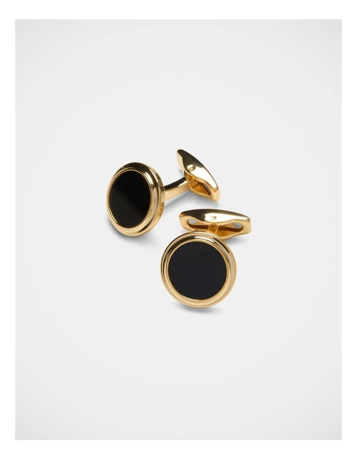 Cufflinks In Black/Gold image 1
