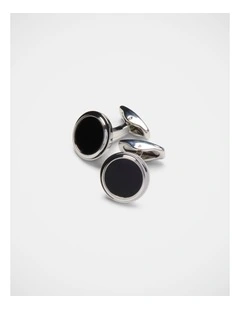 Cufflinks In Black/Silver
