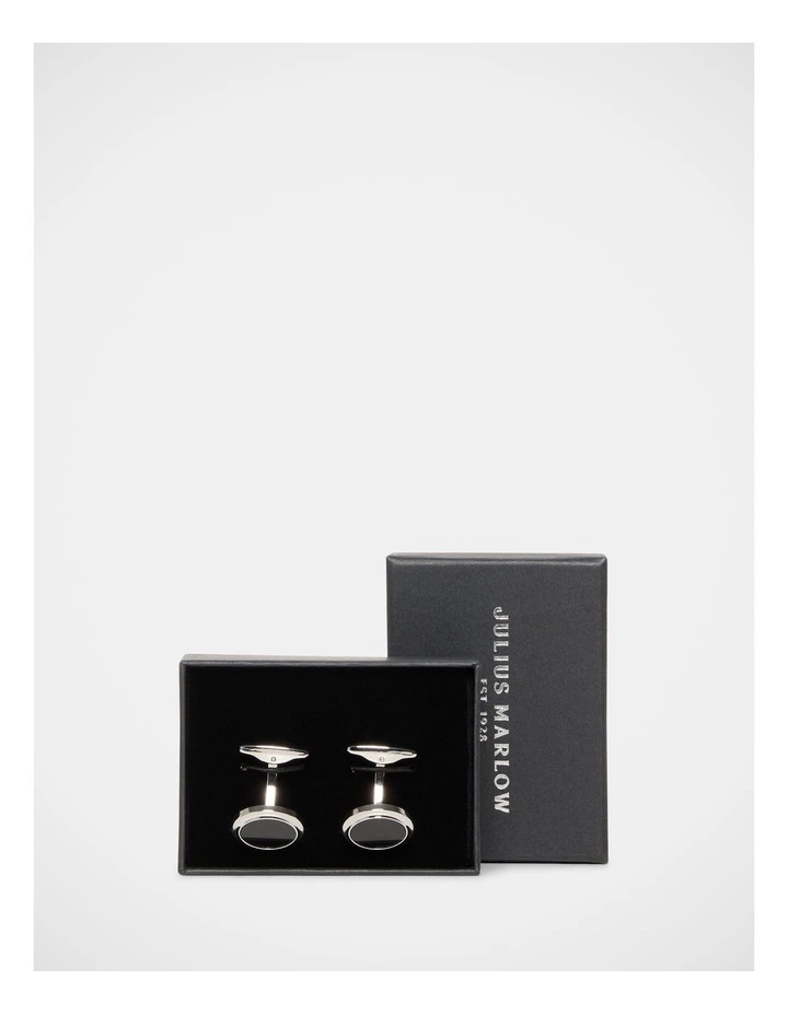 Cufflinks In Black/Silver image 4