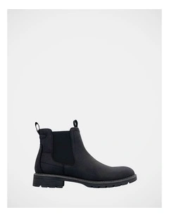 Baymax Boots in Black Suede