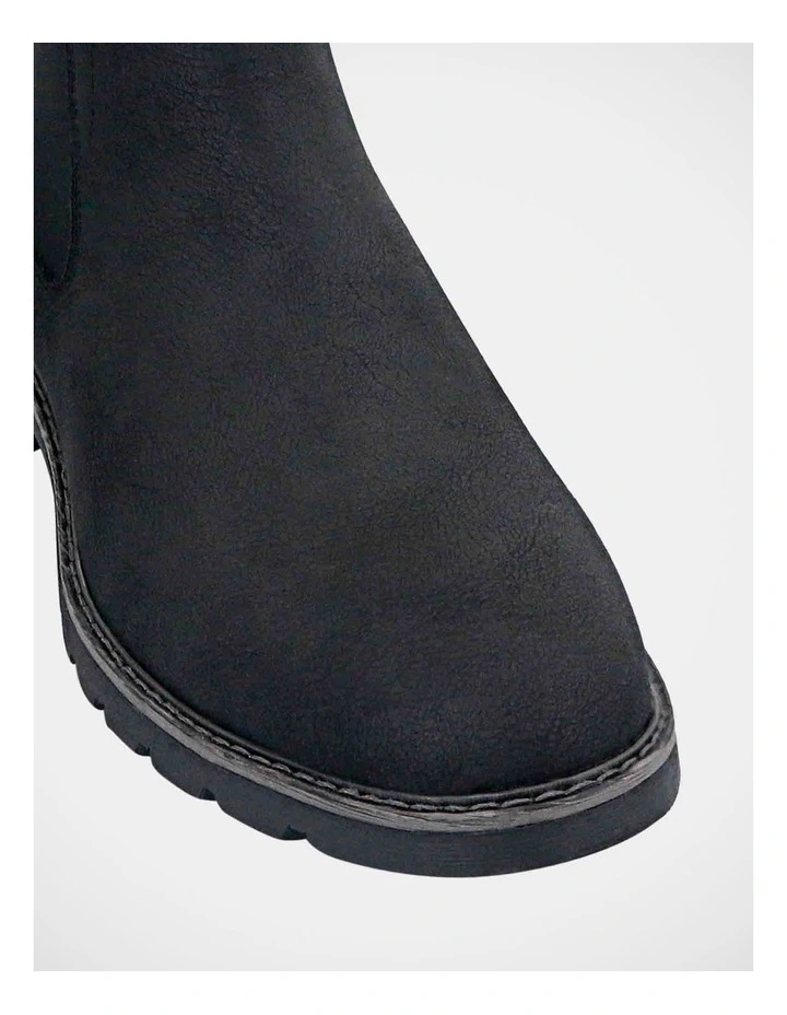 Baymax Boots in Black Suede image 4