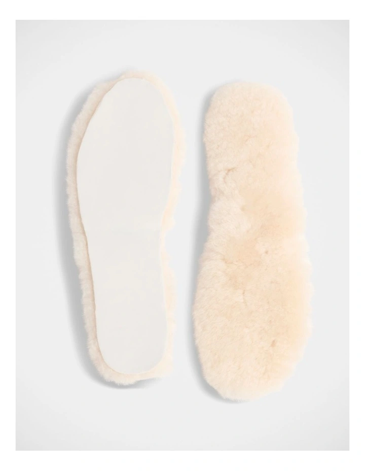 Australian Lamb Wool Insole In Natural image 2