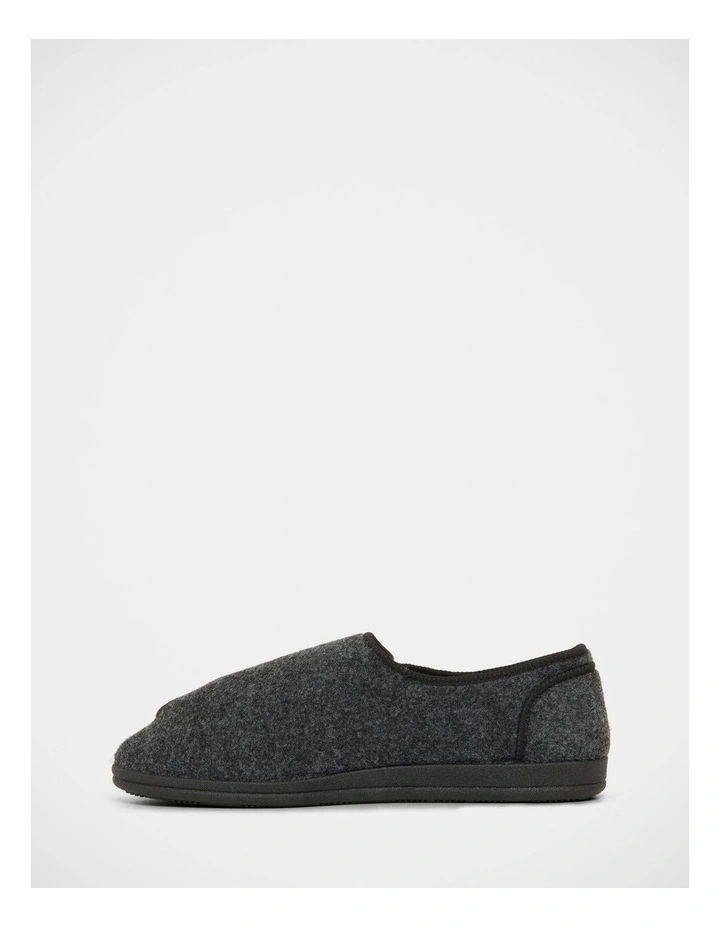 William Velcro Slippers in Grey image 2