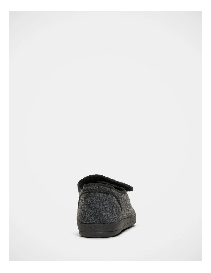 William Velcro Slippers in Grey image 3