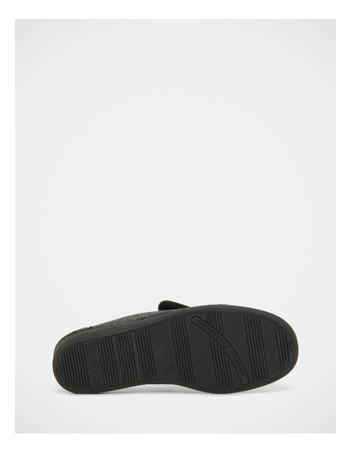 William Velcro Slippers in Grey image 6