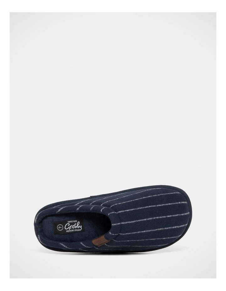 Louis II Slippers in Navy image 5