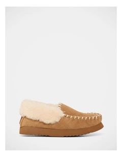 Mulberry Slippers in Chestnut