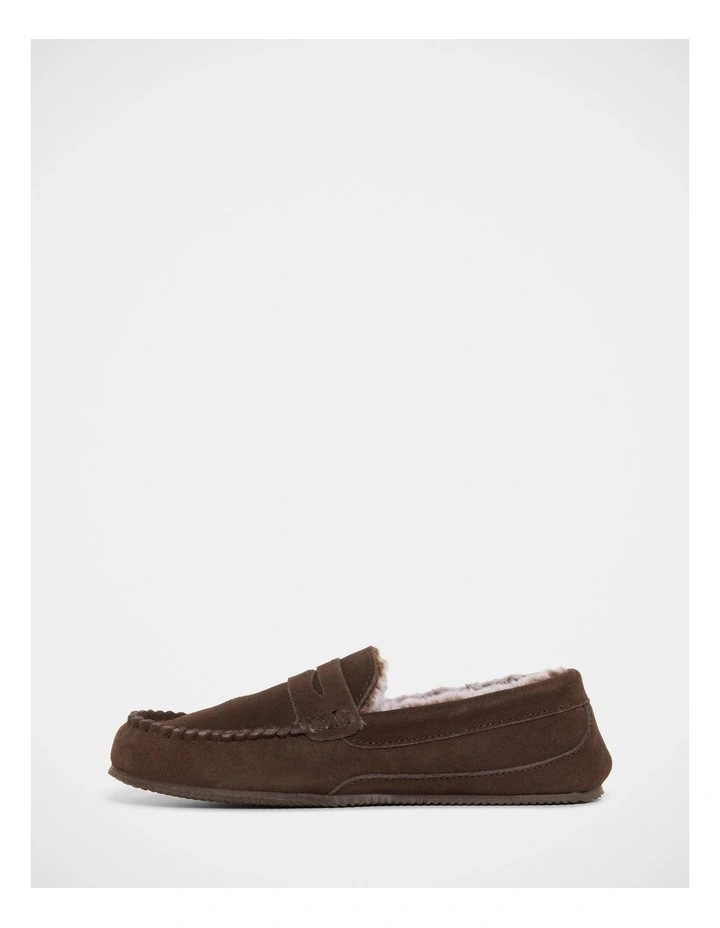 Maxwell Slippers in Chocolate image 2