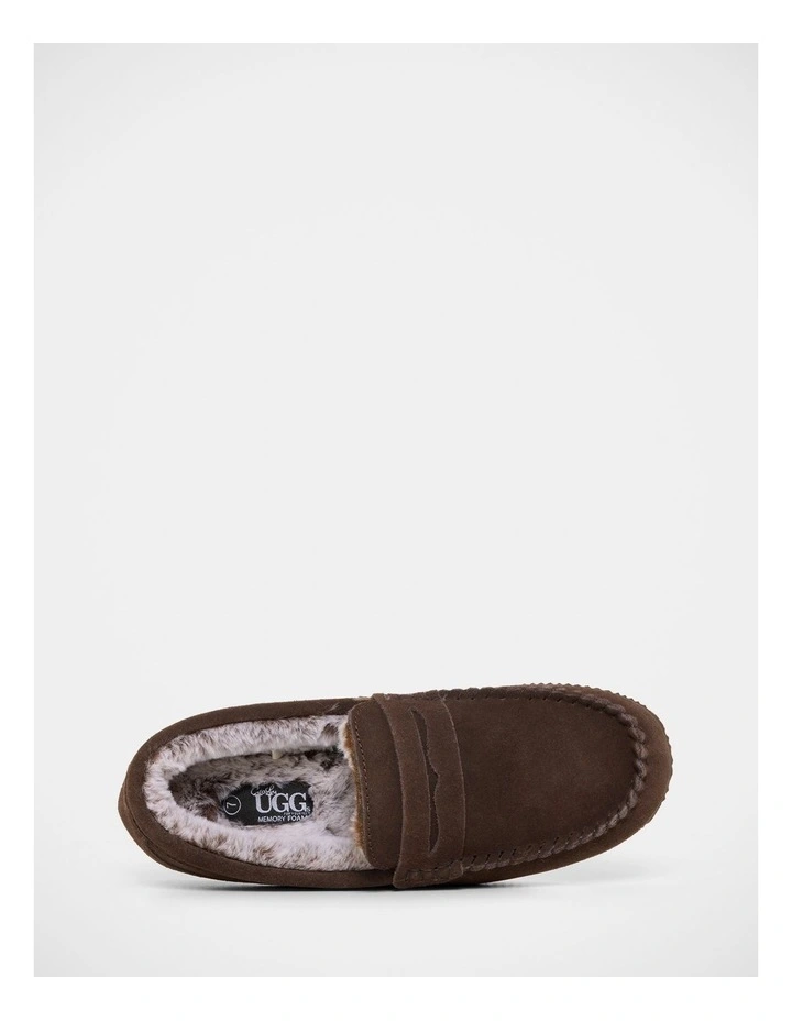 Maxwell Slippers in Chocolate image 5