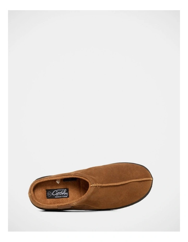 Alfie II Scuff Slippers in Cognac image 5