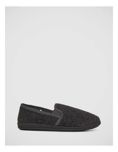 Douglas Slippers In Charcoal