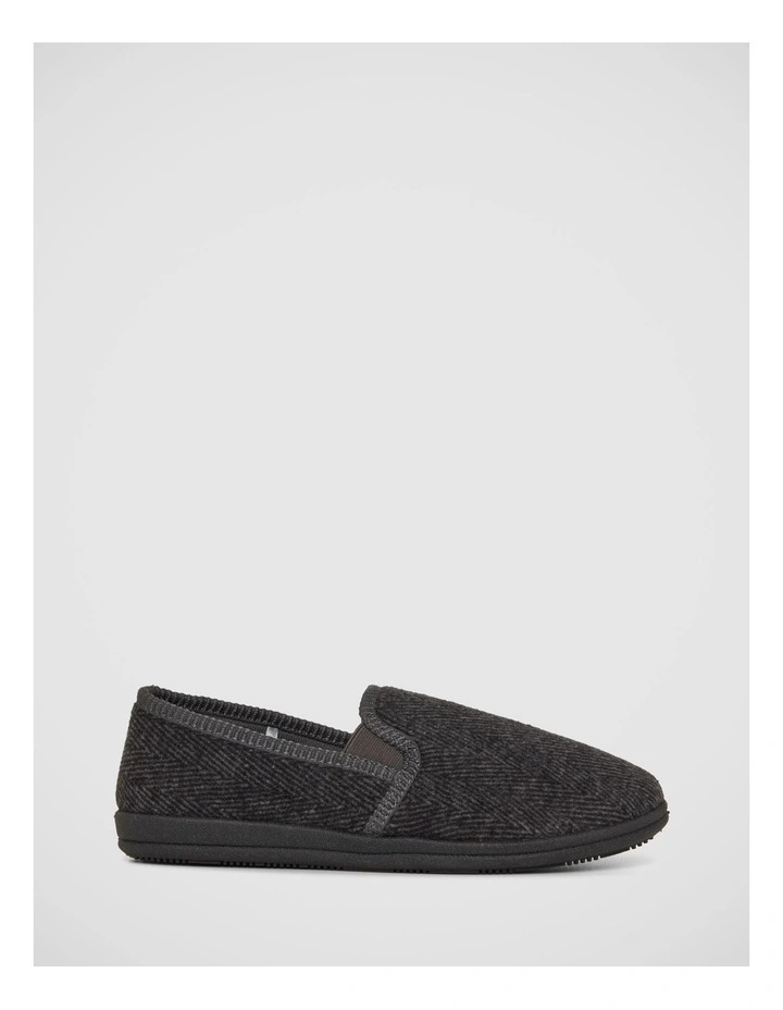 Douglas Slippers In Charcoal image 1