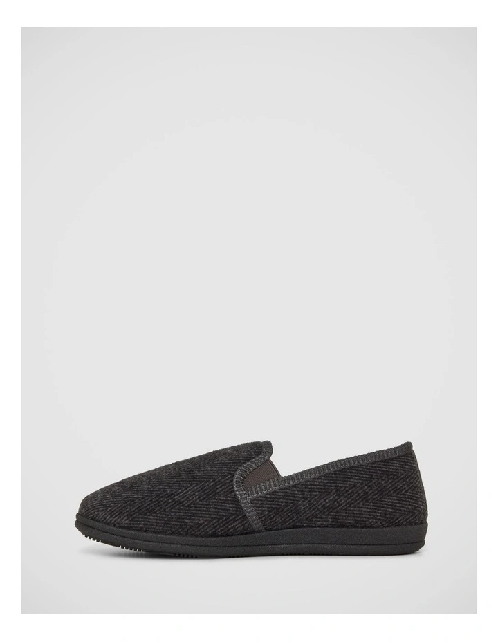 Douglas Slippers In Charcoal image 2