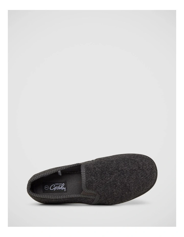 Douglas Slippers In Charcoal image 3