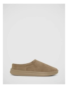 Beckett Slippers In Taupe