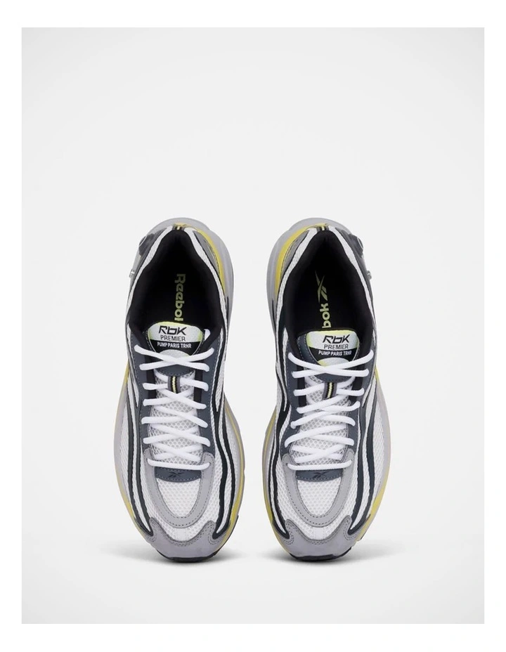 Premier Pump Paris Trainer Sneakers in Grey image 2