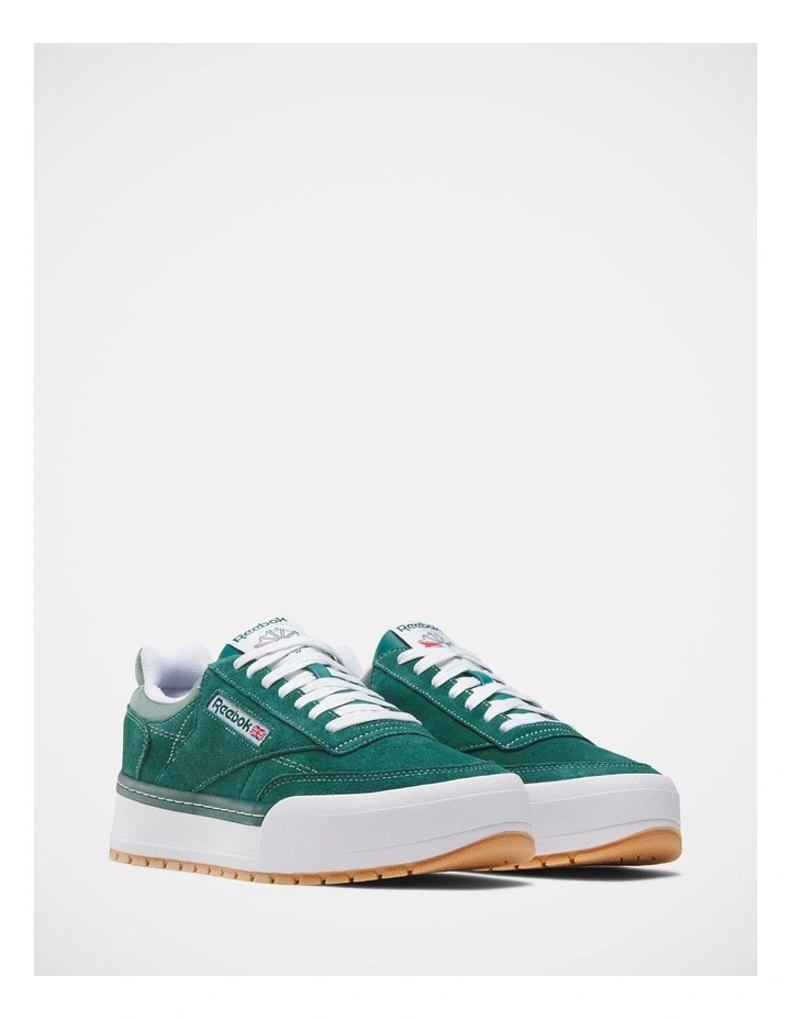 Club C Megacourt Sneakers in Green image 2