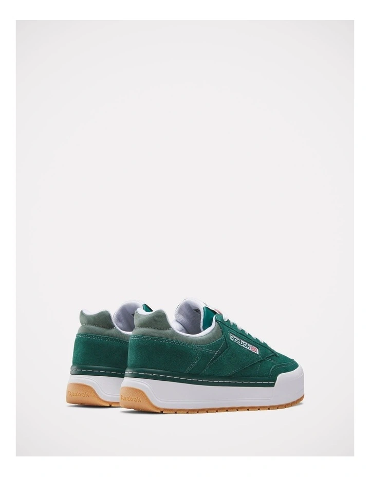 Club C Megacourt Sneakers in Green image 3