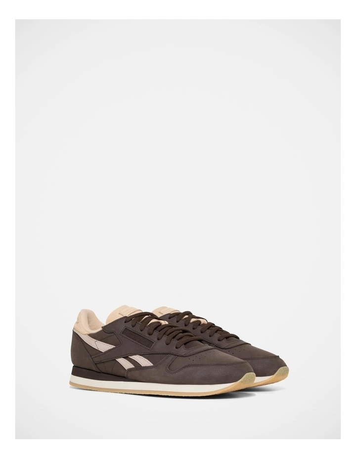 Classic Leather Premium Sneakers In Brown image 4