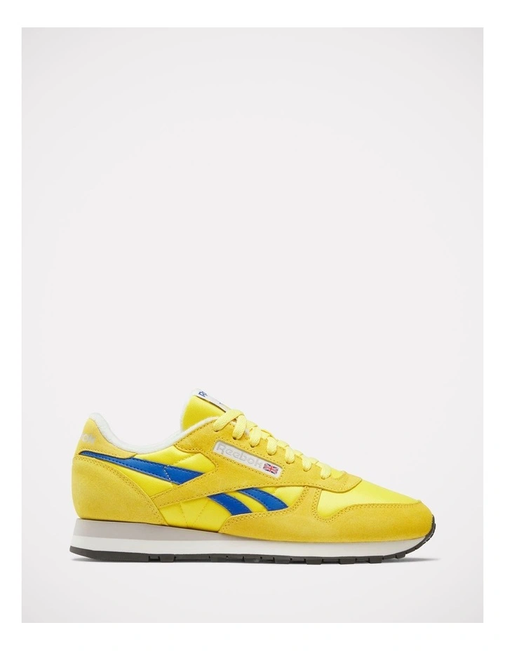 Classic Leather Sneakers in Yellow image 1