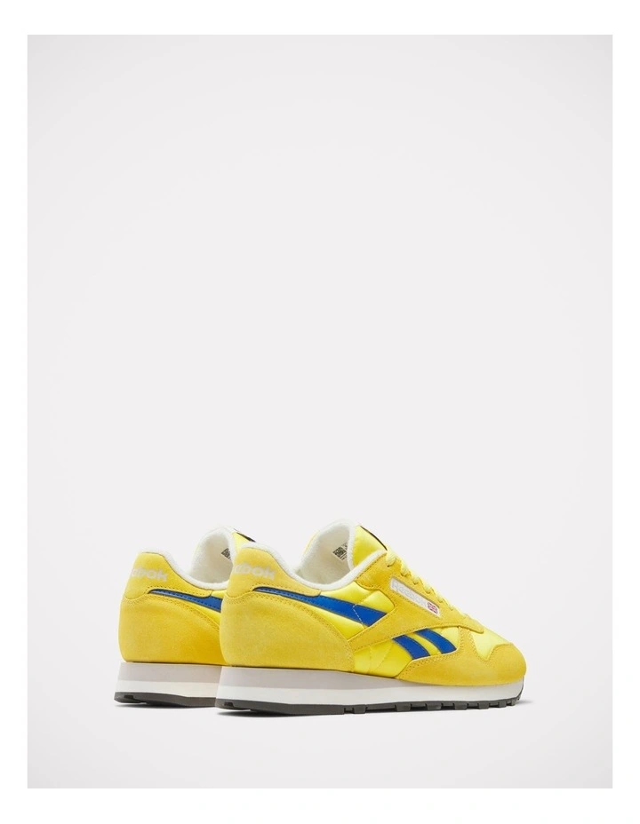 Classic Leather Sneakers in Yellow image 3