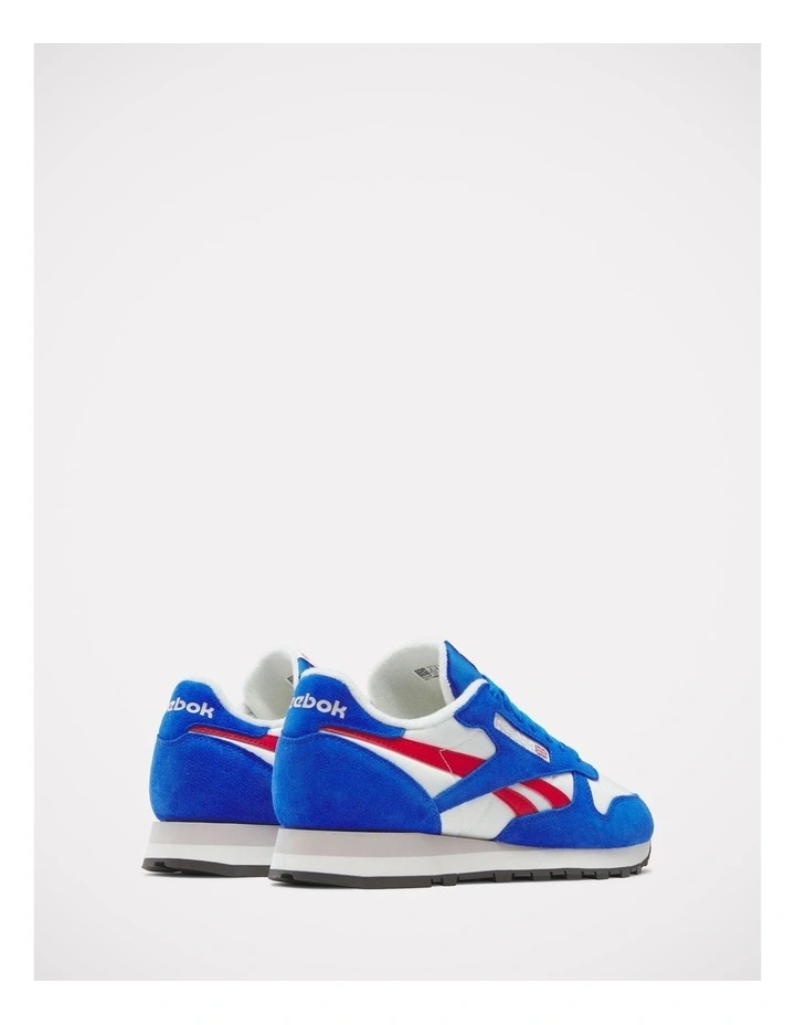Classic Leather Sneakers in Blue image 3