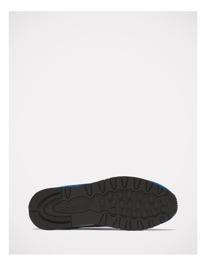 Classic Leather Sneakers in Blue image 5