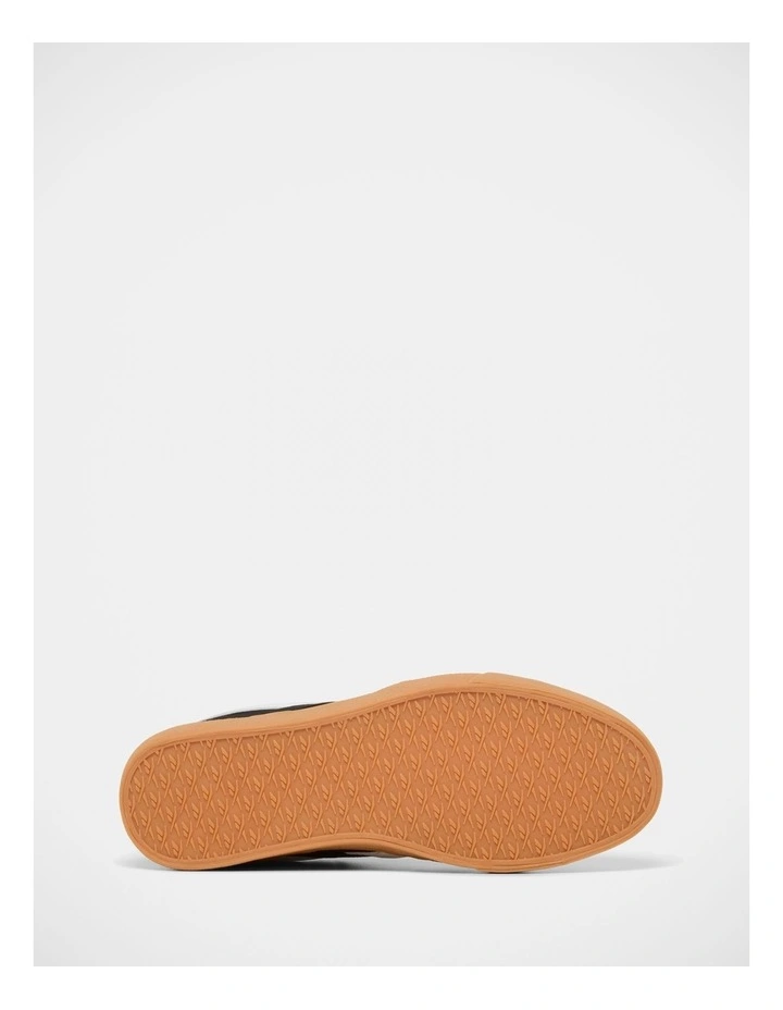 Court Advance Vulc Sneakers in Jet Black/Tan image 6