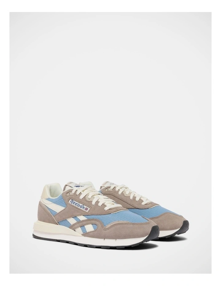 Classic Nylon 89 Sneakers In Grey/Blue/Chalk image 2