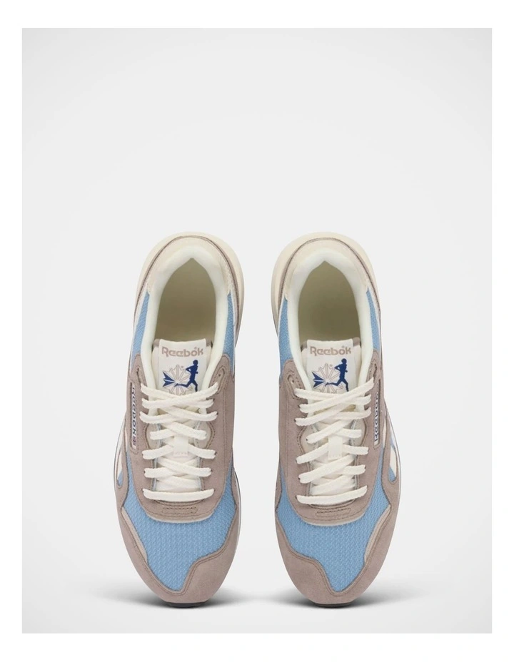 Classic Nylon 89 Sneakers In Grey/Blue/Chalk image 3