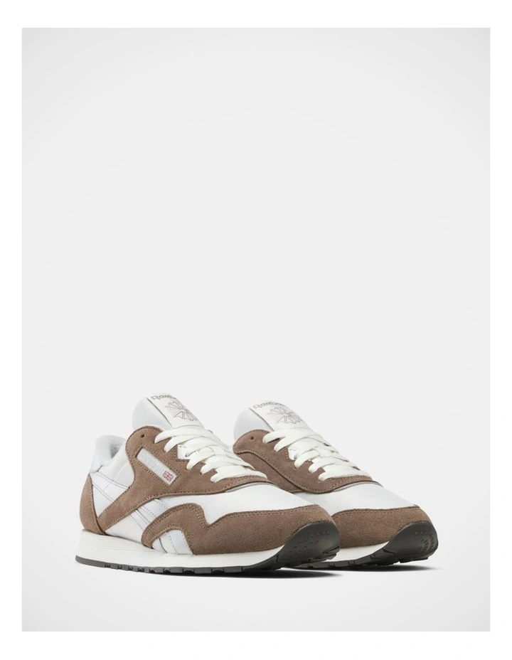 Classic Nylon Sneakers In Grey image 2