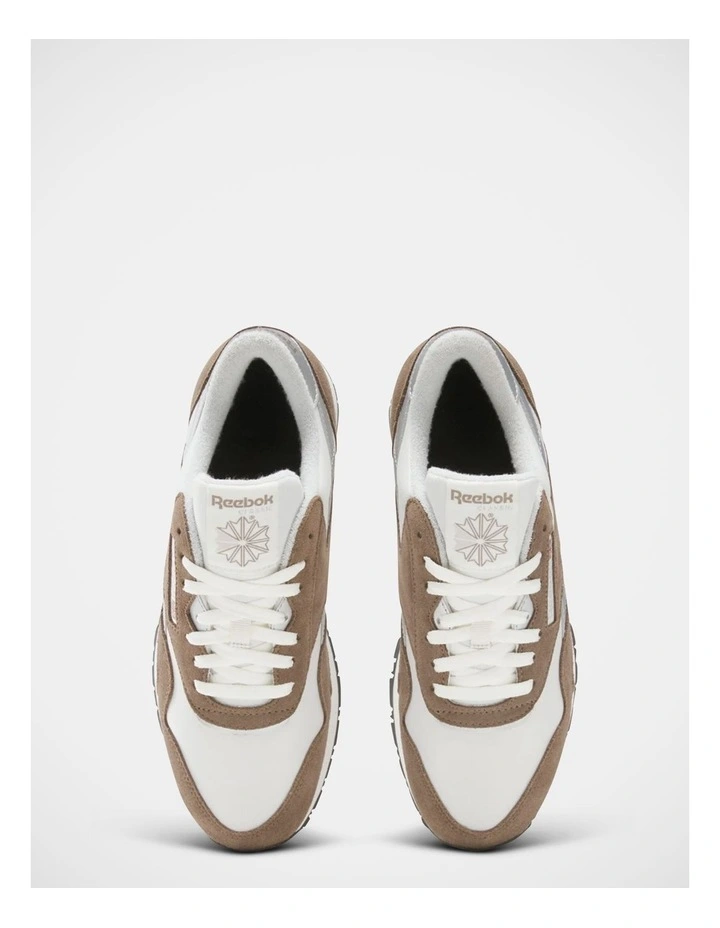 Classic Nylon Sneakers In Grey image 4