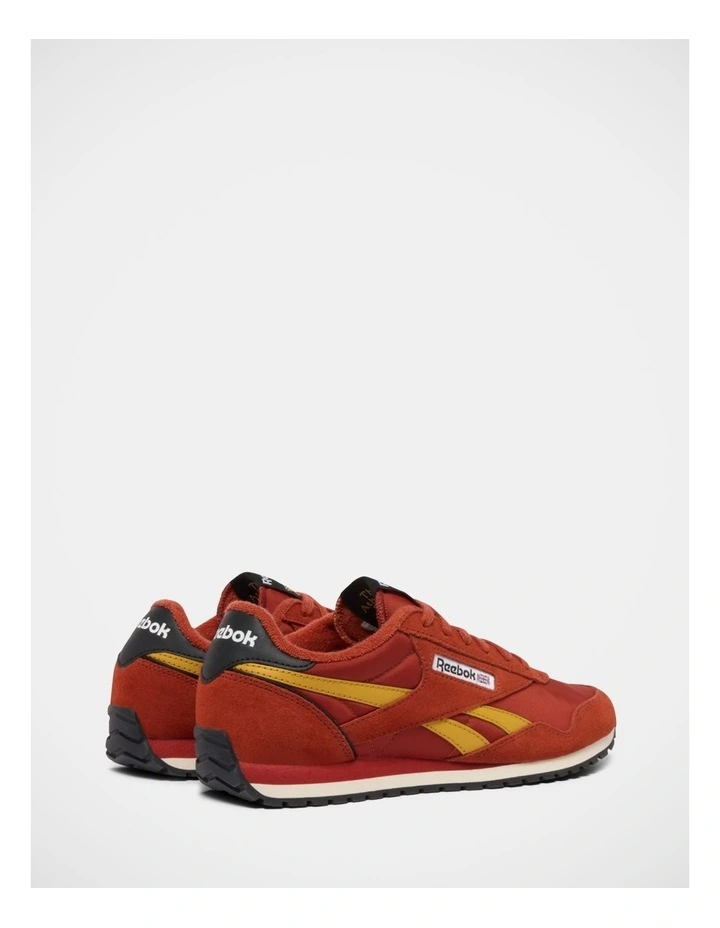 Classic Az Sneakers In Red/Gold/Black image 5