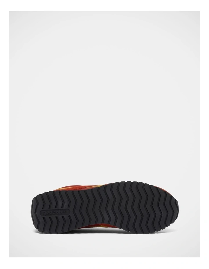 Classic Az Sneakers In Red/Gold/Black image 6