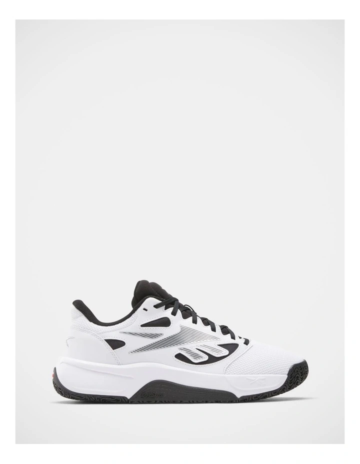 Engine Lt Sneakers In White/Black/Red image 1