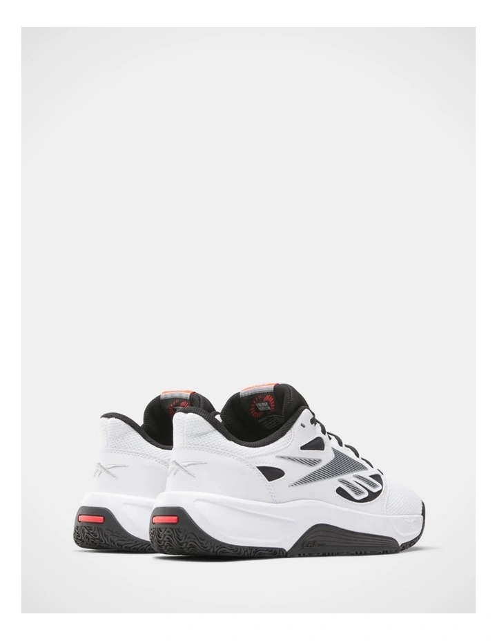 Engine Lt Sneakers In White/Black/Red image 3