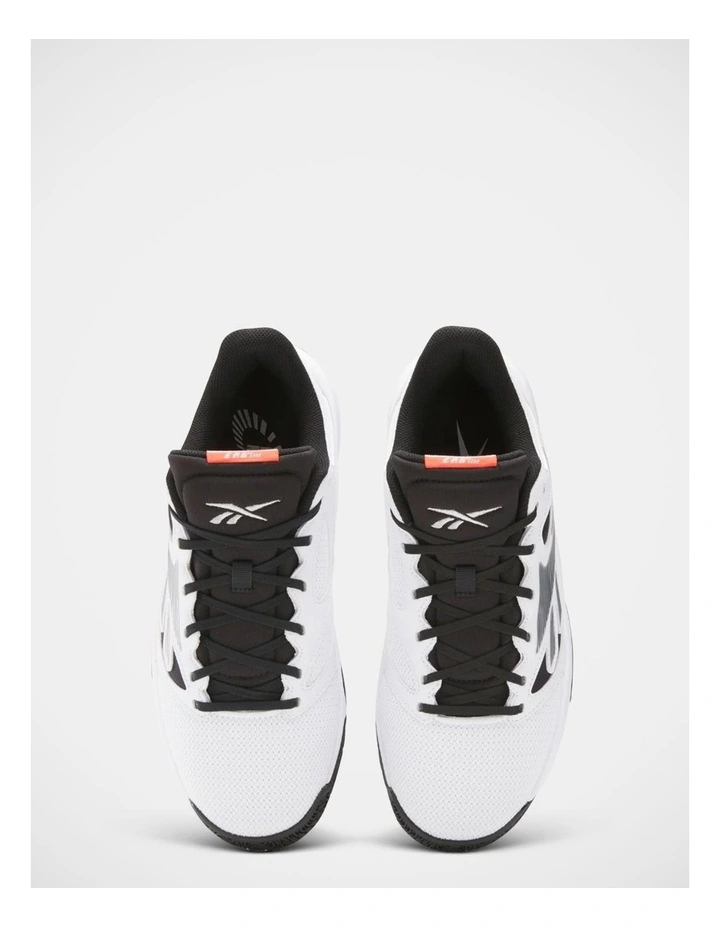 Engine Lt Sneakers In White/Black/Red image 4