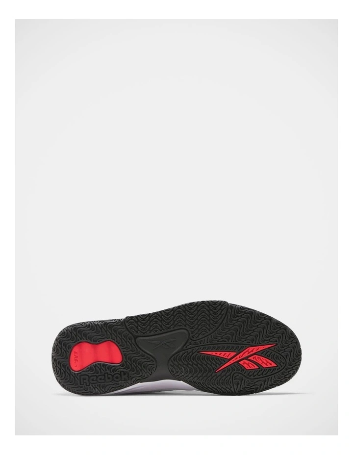 Engine Lt Sneakers In White/Black/Red image 5