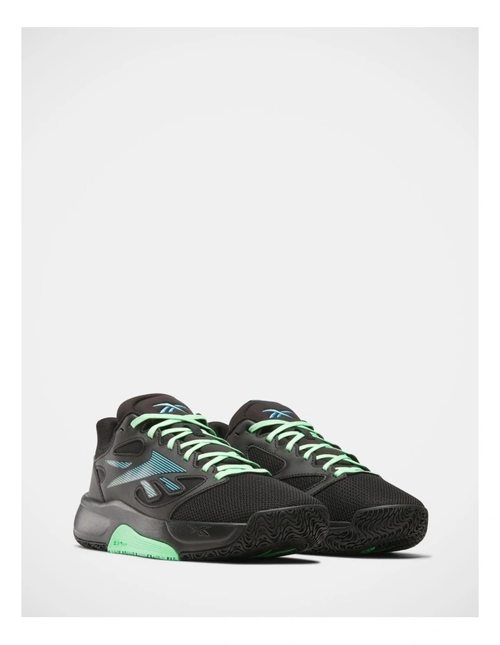 Engine Lt Sneakers In Black/Green/Cyan image 2
