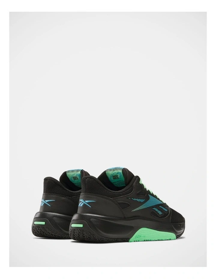 Engine Lt Sneakers In Black/Green/Cyan image 3