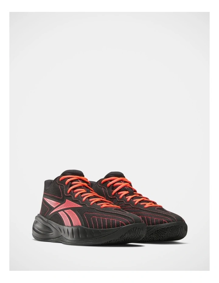 Press Sneakers In Black/Cherry image 2